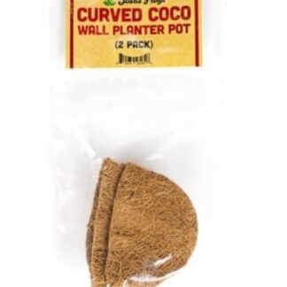 Josh's Frogs Curved Coco Wall Planter Pot (2 pack)