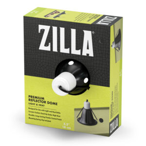 Zilla Premium Black Reflector Dome